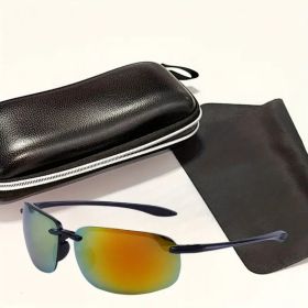 "Aviator Style Polarized Sunglasses - Fashion Sport Shades for Men Women Outdoor Activities" (Color: c6)