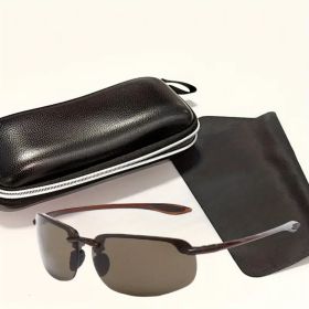 "Aviator Style Polarized Sunglasses - Fashion Sport Shades for Men Women Outdoor Activities" (Color: c2)